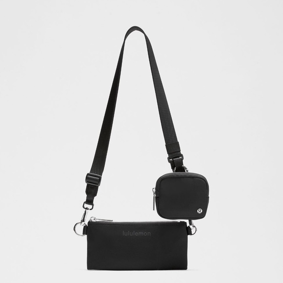 lululemon athletica Handbags - lululemon athletica Black Belt Bag Sleek Modern Design